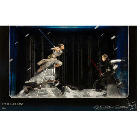 Star Wars The Black Series 6-inch - Starkiller Base Diorama (Rey and Kylo Ren) Exclusive