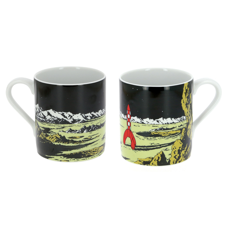 ​​​​​Tintin Tasse Fusée Lune