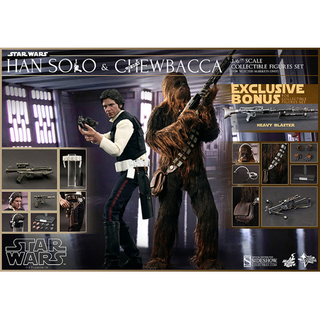 Han Solo and Chewbacca Movie Masterpiece Series