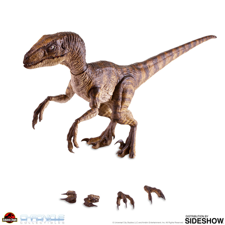 Dr Alan Grant et le Velociraptor (Parc Jurassique) figurines 1:6 Chronicle Collectibles 905391