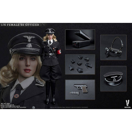 Officier allemand SS (femme) figurine 1:6 Very Cool Model VCF-2036