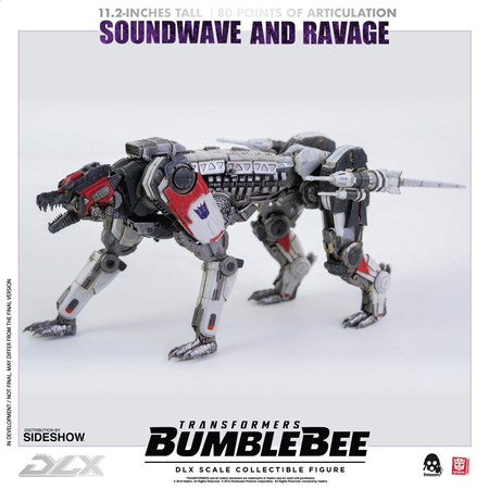 Soundwave & Ravage Série Transformers DLX diecast figurine 11 po Threezero 905719Soundwave & Ravage Série Transformers DLX diecast figurine 11 po Threezero 905719