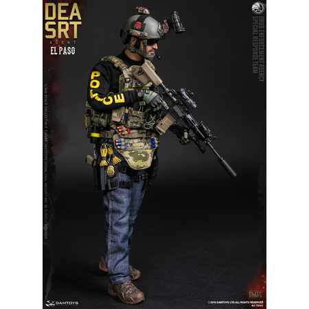 Drug Enforcement Bureau SRT Special Response Team figurine 1:6 Damtoys 78063