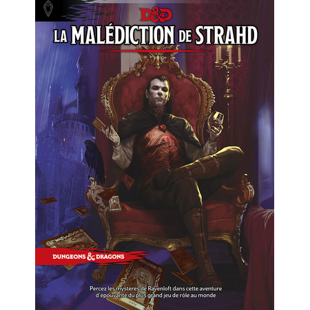 Dungeons & Dragons La Malédiction de Strahd livre (français) ISBN 942-0-020243-55-2