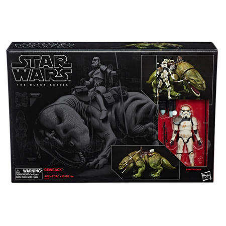 Star Wars The Black Series 6 pouces Dewback avec Sandtrooper Hasbro