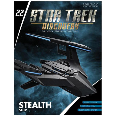 Star Trek Discovery Figure Collection Mag #22 Stealth Ship Eaglemoss