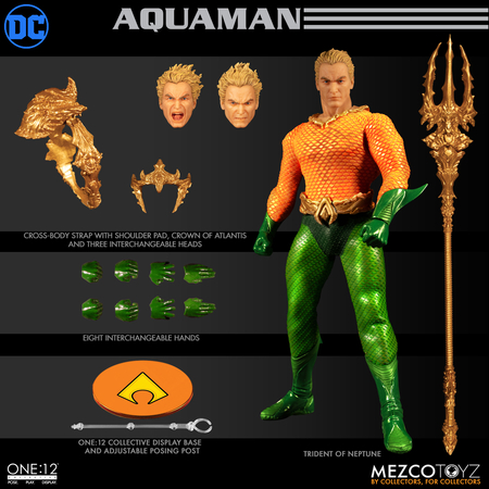 One-12 DC Collective Aquaman Mezco Toyz