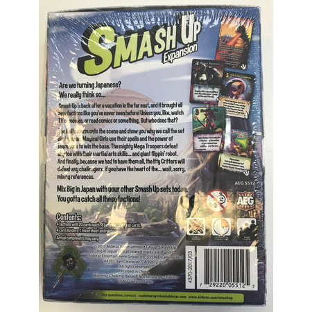 Jeu de société Smash Up Big in Japan Expansion Alderac