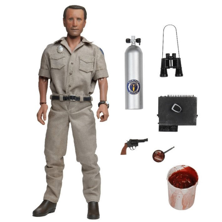 Jaws Chief Martin Brody 8-Inch Scale Clothed Action Figure NECA