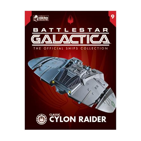 Battlestar Galactica Ships Mag #9 Classic Cylon Raider EagleMoss