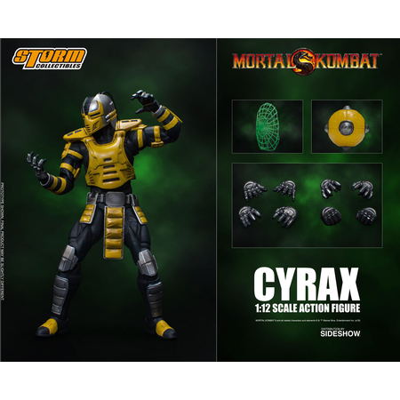 Mortal Combat Cyrax figurine 1:12 Storm Collectibles 905855