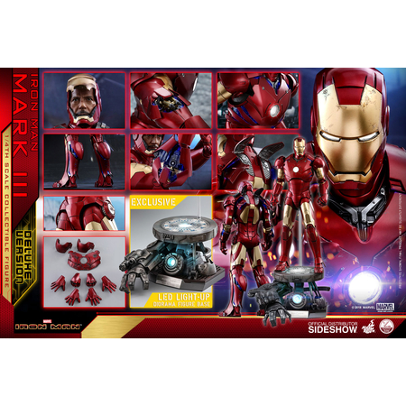 Iron Man Mark III REGULAR Version Quarter Scale 1:4 figure Hot Toys 903411 QS011