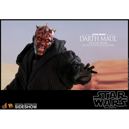 Darth Maul with Sith Speeder (Special REGULAR Edition) Sixth Scale Figure by Hot Toys Episode I: The Phantom Menace - DX Series 903737