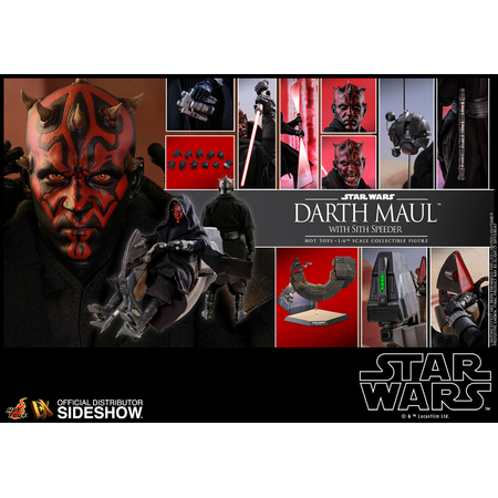 Darth Maul with Sith Speeder (Special REGULAR Edition) Sixth Scale Figure by Hot Toys Episode I: The Phantom Menace - DX Series 903737