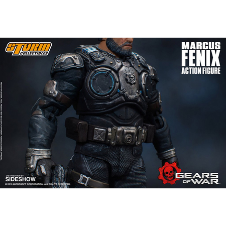 Marcus Fenix figurine 1 12 Storm Collectibles 905070