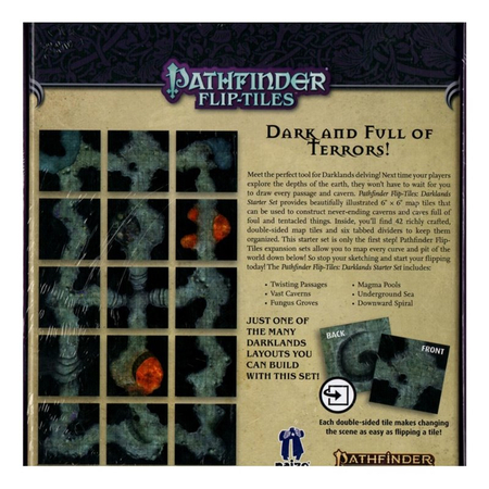 Pathfinder Flip-tiles Darklands ensemble de départ Paizo ISBN 978-1-64078-165-8