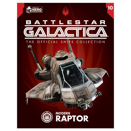 Battlestar Galactica Ships Mag #10 Modern Raptor EagleMoss