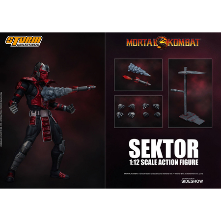 Mortal Combat Sektor figurine 1:12 Storm Collectibles 905856