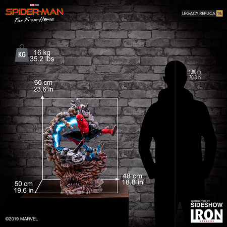 Spider-Man (Spider-Man: Far From Home) Statue 1:4 Legacy Replica Iron Studios 905681
