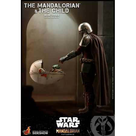 Le Mandalorian et l'Enfant (version de Luxe) figurines 1:6 Hot Toys 905873 TMS015