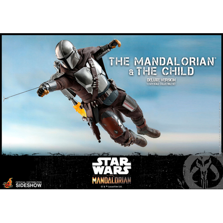 Le Mandalorian et l'Enfant (version de Luxe) figurines 1:6 Hot Toys 905873 TMS015