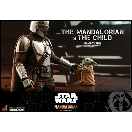 Le Mandalorian et l'Enfant (version de Luxe) figurines 1:6 Hot Toys 905873 TMS015