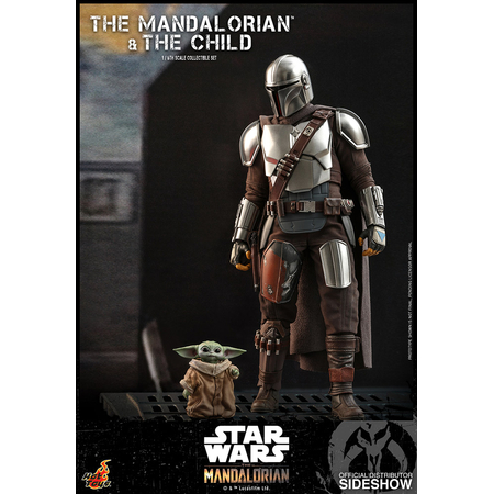 Le Mandalorian et l'Enfant (version régulière) figurines 1:6 Hot Toys 906135 TMS014