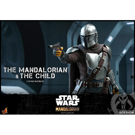 Le Mandalorian et l'Enfant (version régulière) figurines 1:6 Hot Toys 906135 TMS014