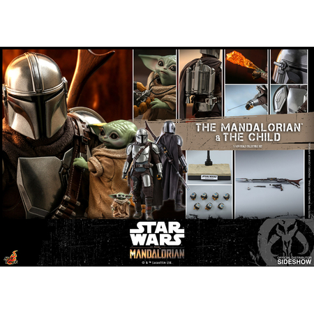 The Mandalorian and The Child (regular version) Collectible Set 1:6 Hot Toys 906135 TMS014