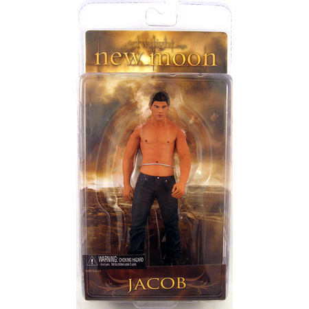 Twilight New Moon series 1 Jacob shirtless 7 in action figure NECA