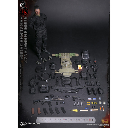 Russian Spetsnaz FSB Alpha Group figurine 1:6 DamToys 78064