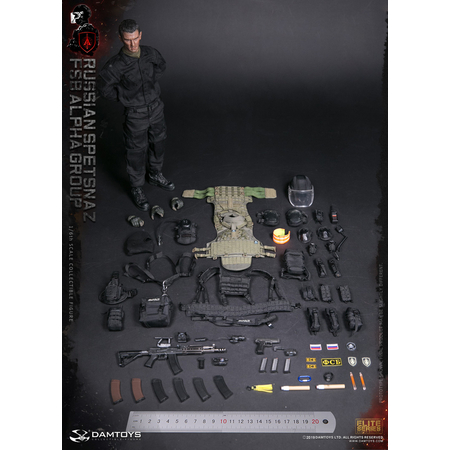 Russian Spetsnaz FSB Alpha Group 1:6 figure DamToys 78064