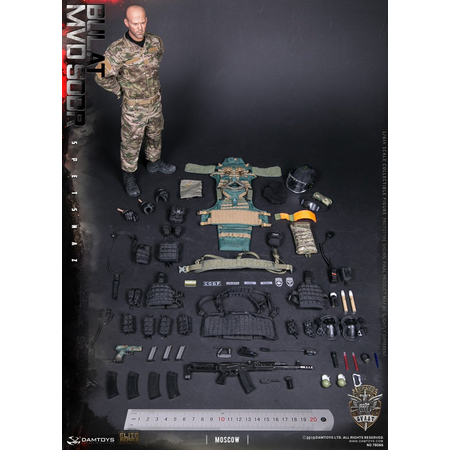 Bulat MVDSOBR Spetsnaz Moscow 1:6 figure DamToys 78066