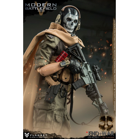 Modern BattleField 2020 Ghost End War 1:6 figure Flagset 73030