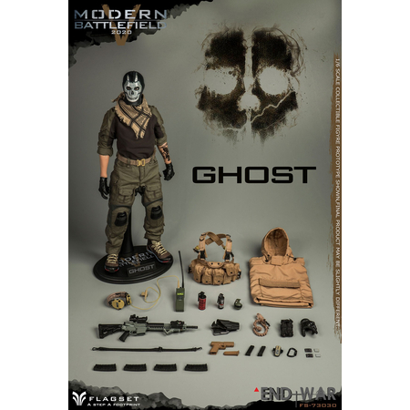 Modern BattleField 2020 Ghost End War 1:6 figure Flagset 73030