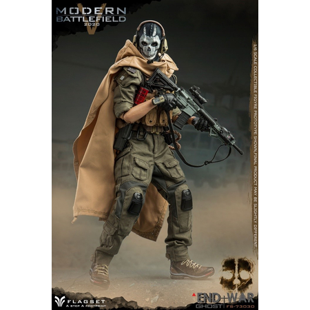 Modern BattleField 2020 Ghost End War 1:6 figure Flagset 73030