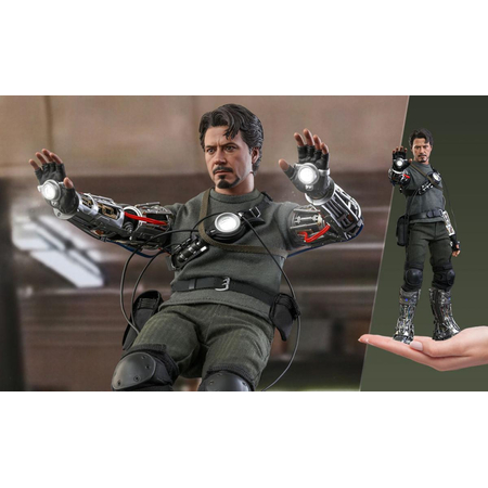 Tony Stark (VERSION DE LUXE Mech Test) figurine 1:6 Hot Toys 906793