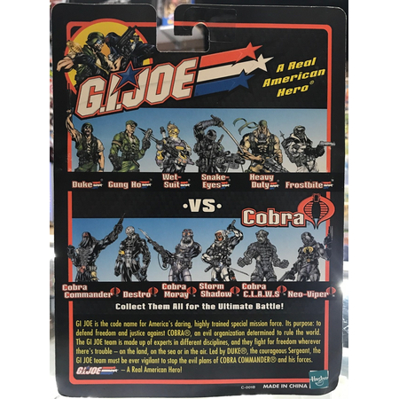 GI Joe VS Cobra GungHo VS Destro (2001) Hasbro C-001B