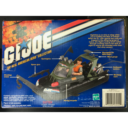 GI Joe (2001) NLC Night Landing Craft avec figurine Cutter Hasbro