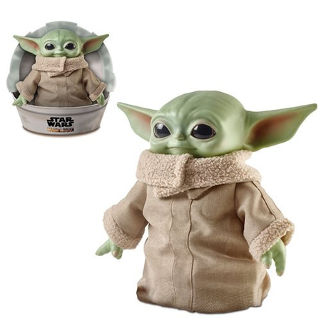 Star Wars The Mandalorian L'Enfant (The Child) (Bébé Yoda) Peluche 11 pouces Hasbro