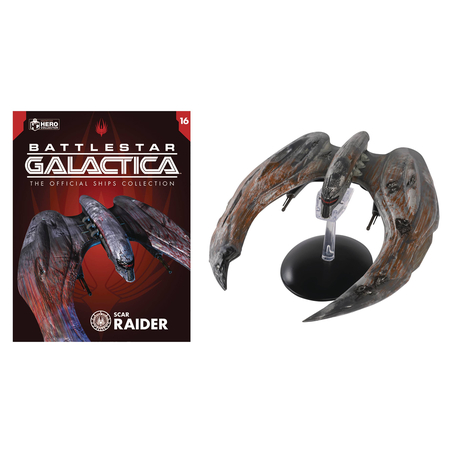 Battlestar Galactica Ships Mag #16 Cylon Scar Raider EagleMoss