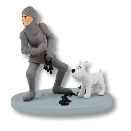 Tintin Coffret Figurines Tintin en Armure et Milou