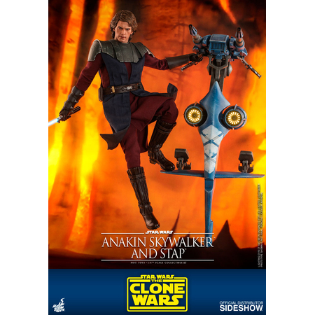 Star Wars: The Clone Wars Anakin Skywalker avec le STAP échelle 1:6 Hot Toys 906795