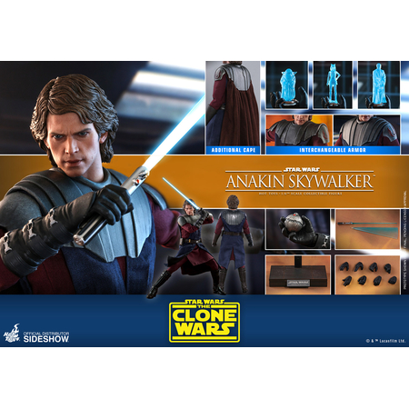 Star Wars: La Guerre des Clones Anakin Skywalker figurine 1:6 Hot Toys 906712