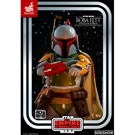 Star Wars: The Empire Strikes Back 40th Anniversary Collection Boba Fett (Vintage Color Version) 1:6 figure Hot Toys 906189