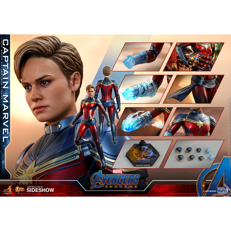 Captain Marvel Avengers: Endgame 1:6 figure Hot Toys 906305 MMS575