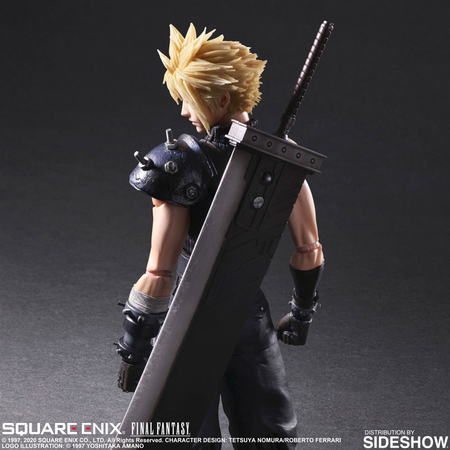 Final Fantasy VII Remake Cloud Strife (Version 2) figurine 10 pouces Square Enix Play Arts Kai 906314