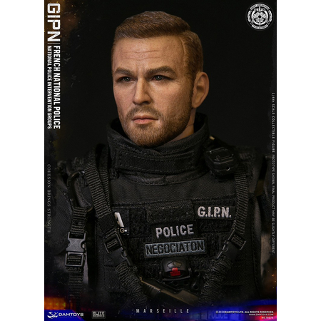 French National Police Intervention Groups GIPN in Marseille 1:6 figure DamToys 78076