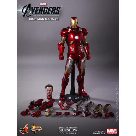 The Avengers Iron Man Mark VII 1:6 Figure Hot Toys (MMS185) 901897