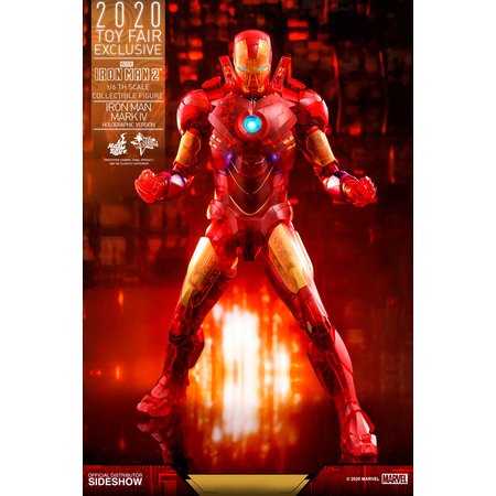 Marvel Iron Man Mark IV (Holographic Version) 1:6 figure EXCLUSIVE Hot Toys 906328 MMS568